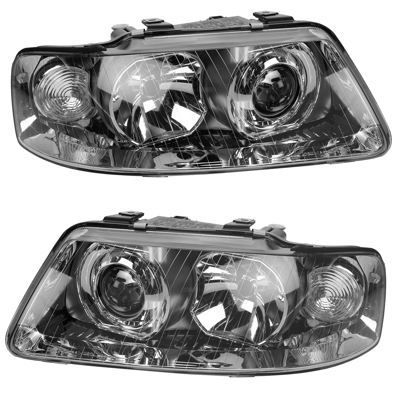 Bestprice 2x Scheinwerfer H7/H1 elek. LWR, ohne Stellmotor [Hersteller-Nr. 10429050] für Audi