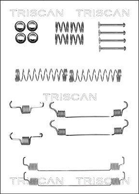 Triscan Zubehörsatz, Bremsbacken [Hersteller-Nr. 8105282570] für Opel, Vauxhall, Peugeot, Ds, Citroën