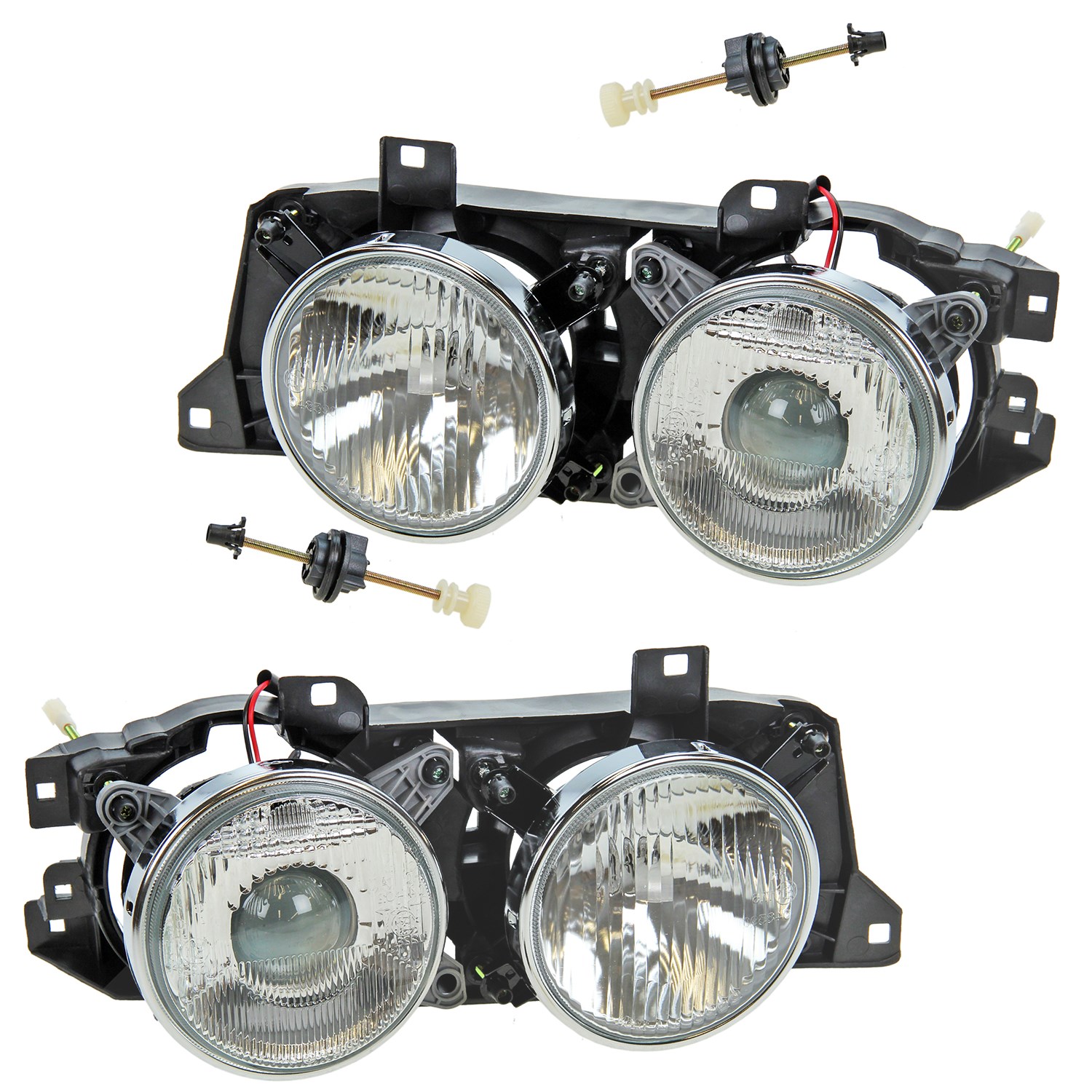 Bestprice 2x Scheinwerfer H1/H1 ohne Stellmotor [Hersteller-Nr. 10429054] für BMW
