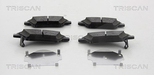 Triscan Bremsbelagsatz, Scheibenbremse [Hersteller-Nr. 811043041] für Kia