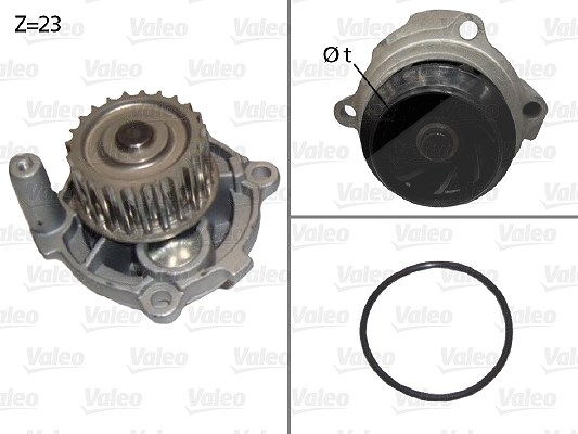 Valeo Wasserpumpe [Hersteller-Nr. 506790] für Proton, Skoda, Seat, VW, Audi