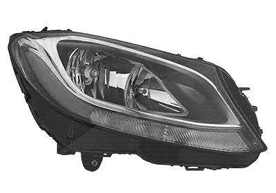 Van Wezel Hauptscheinwerfer [Hersteller-Nr. 2924962M] für Mercedes-Benz