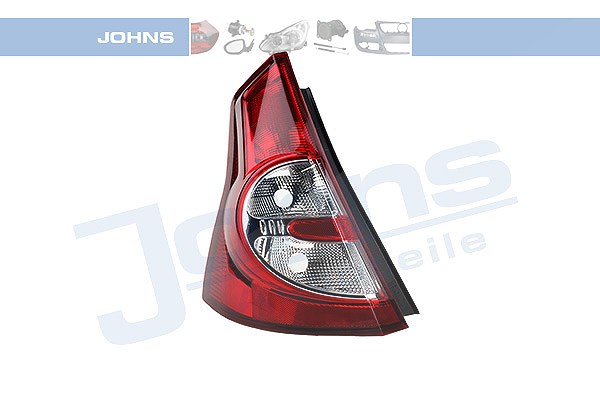 Johns Heckleuchte, Blinker weiß, ohne Lampenträger [Hersteller-Nr. 252187-1] für Dacia