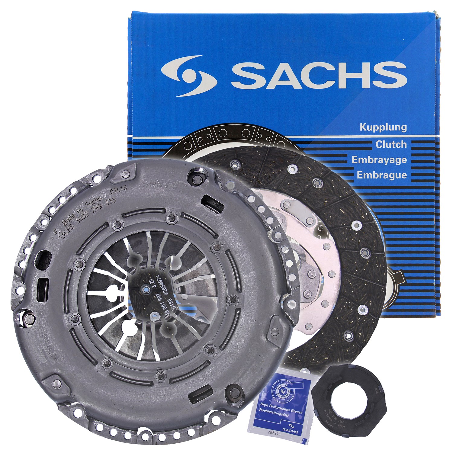 Sachs Kupplungssatz [Hersteller-Nr. 3000845701] für Seat, VW, Audi, Skoda