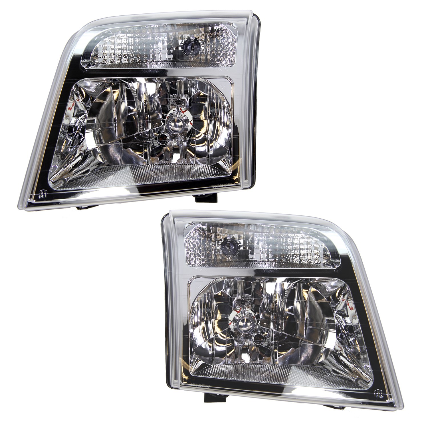 Bestprice 2x Scheinwerfer H4 mit Stellmotor für LWR [Hersteller-Nr. 10429067] für Ford