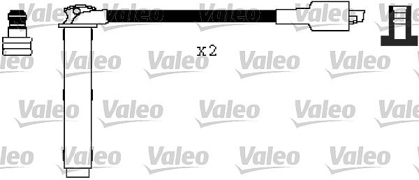 Valeo Zündleitungssatz [Hersteller-Nr. 346337] für Mg, Rover, Lotus