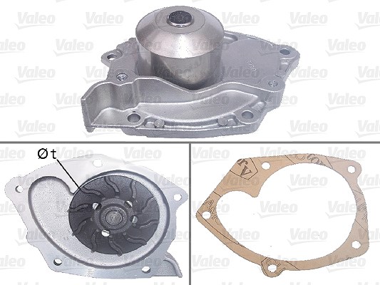 Valeo Wasserpumpe [Hersteller-Nr. 506698] für Opel, Mitsubishi, Volvo, Vauxhall, Renault