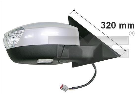 Tyc Außenspiegel [Hersteller-Nr. 310-0123] für Ford
