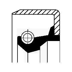 Corteco Dichtring [Hersteller-Nr. 12011329B]