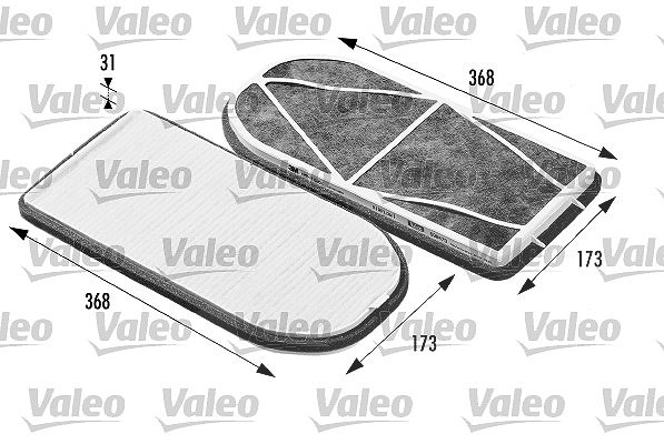 Valeo Filter, Innenraumluft [Hersteller-Nr. 698470] für Alpina, BMW