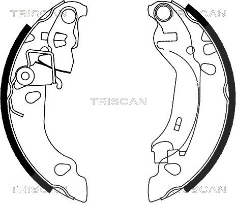 Triscan Bremsbackensatz [Hersteller-Nr. 810015016] für Fiat