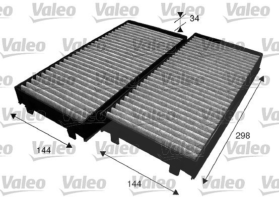 Valeo Filter, Innenraumluft [Hersteller-Nr. 715584] für BMW