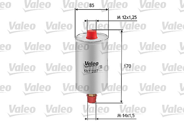 Valeo Kraftstofffilter [Hersteller-Nr. 587207] für VW, Seat, Audi