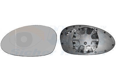Van Wezel Spiegelglas, Außenspiegel [Hersteller-Nr. 0657835] für BMW