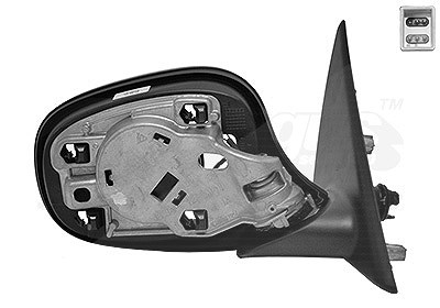 Van Wezel Außenspiegel [Hersteller-Nr. 0667858U] für BMW