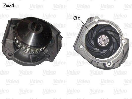 Valeo Wasserpumpe [Hersteller-Nr. 506640] für Fiat, Lancia