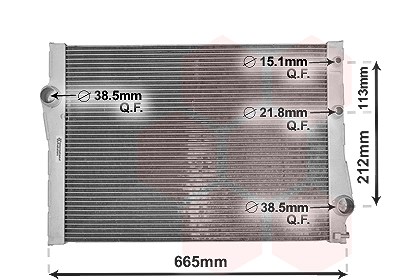 Van Wezel Kühler, Motorkühlung [Hersteller-Nr. 06002471] für BMW