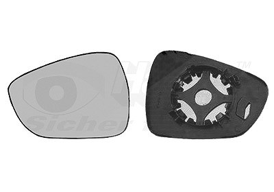 Van Wezel Spiegelglas, Außenspiegel [Hersteller-Nr. 0952837] für Ds, Citroën