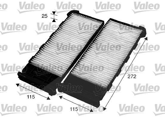 Valeo Filter, Innenraumluft [Hersteller-Nr. 715561] für Nissan