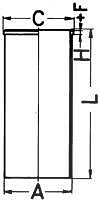 Kolbenschmidt Zylinderlaufbuchse [Hersteller-Nr. 89852190] für Toyota
