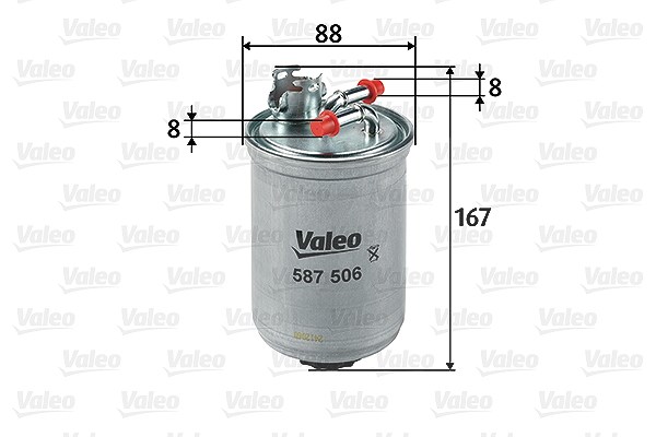 Valeo Kraftstofffilter [Hersteller-Nr. 587506] für VW, Seat