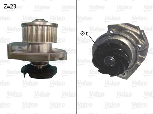 Valeo Wasserpumpe [Hersteller-Nr. 506686] für Abarth, Lancia, Fiat