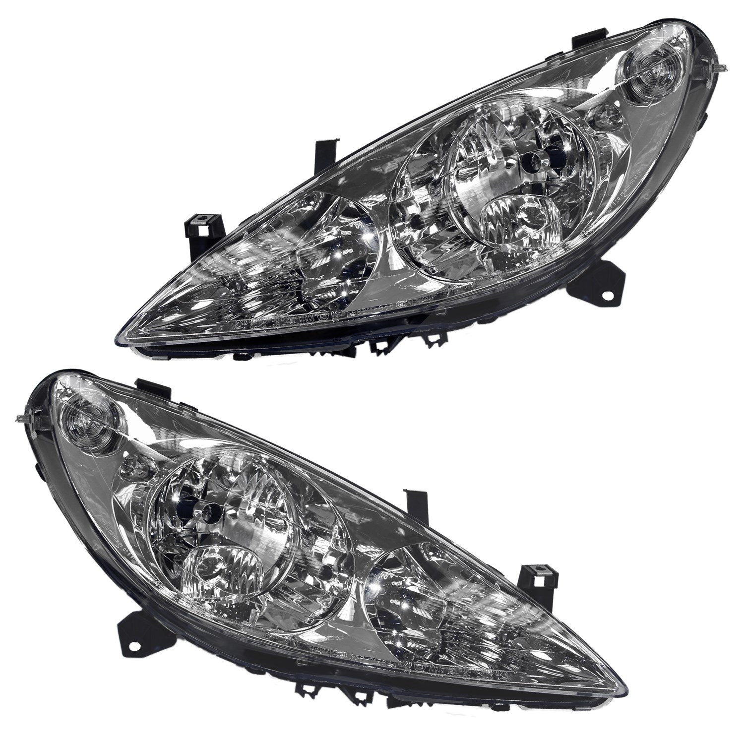 Bestprice 2x Scheinwerfer H7/H1 mit Stellmotor Typ VALEO [Hersteller-Nr. 10429157] für Peugeot