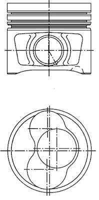 Kolbenschmidt Kolben [Hersteller-Nr. 40409600] für Seat, Skoda, Audi, VW