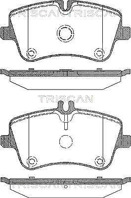 Triscan Bremsbelagsatz, Scheibenbremse [Hersteller-Nr. 811023026] für Mercedes-Benz