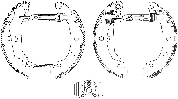 Hella Bremsbackensatz [Hersteller-Nr. 8DB355004-691] für Renault