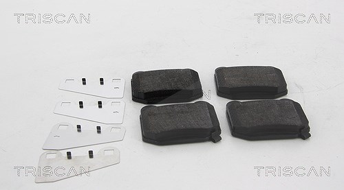 Triscan Bremsbelagsatz, Scheibenbremse [Hersteller-Nr. 811010586] für Nissan, Mitsubishi, Subaru