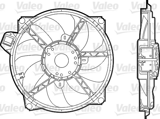 Valeo Lüfter, Motorkühlung [Hersteller-Nr. 696376] für Renault