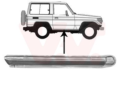 Van Wezel Einstiegblech [Hersteller-Nr. 5379102] für Toyota
