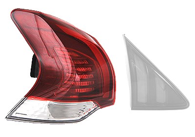 Van Wezel Heckleuchte [Hersteller-Nr. 4077925] für Peugeot