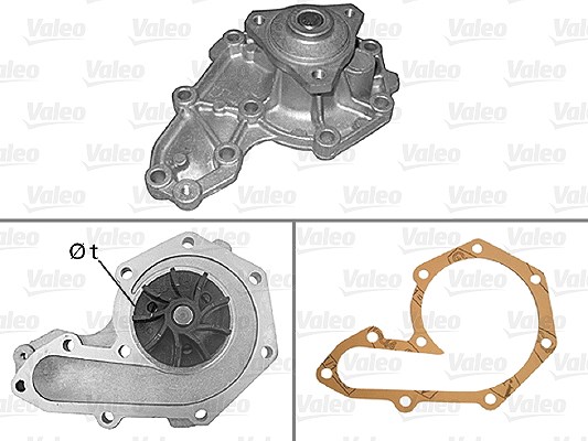 Valeo Wasserpumpe [Hersteller-Nr. 506019] für Opel, Mitsubishi, Dacia, Suzuki, Volvo, Renault, Vauxhall