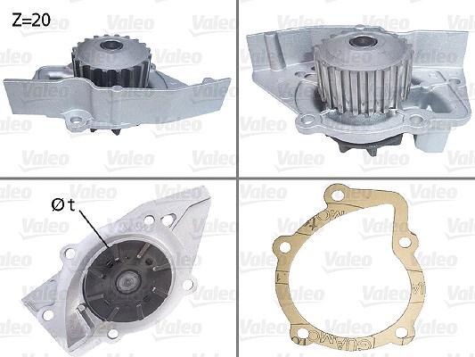 Valeo Wasserpumpe [Hersteller-Nr. 506029] für Fiat, Peugeot, Citroën