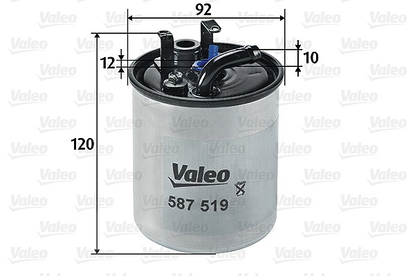 Valeo Kraftstofffilter [Hersteller-Nr. 587519] für Mercedes-Benz