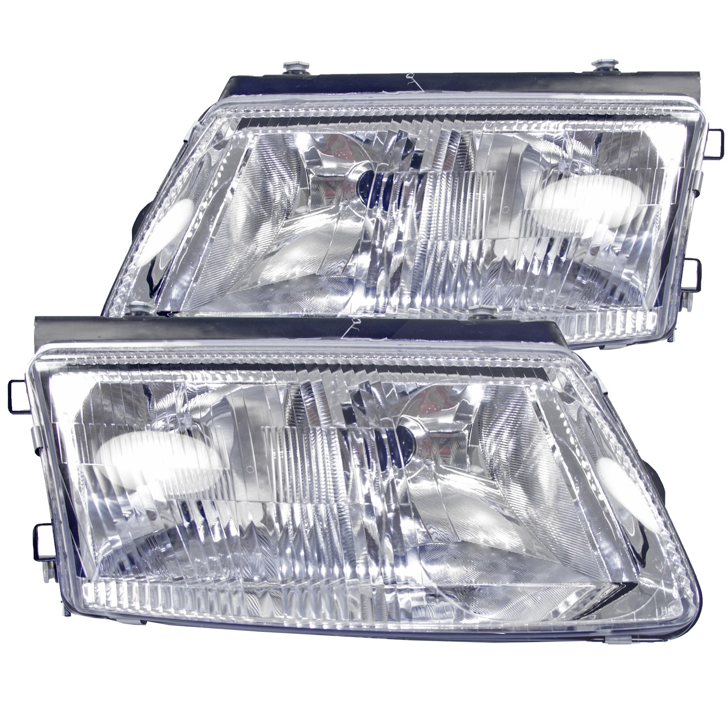 Bestprice 2x Scheinwerfer H7/H4 ohne Stellmotor mit NSW [Hersteller-Nr. 10429193] für VW
