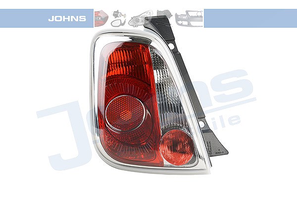 Johns Heckleuchte, Blinker weiß, ohne Lampenträger [Hersteller-Nr. 300387-1] für Fiat