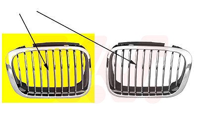 Van Wezel Kühlergitter [Hersteller-Nr. 0646516] für BMW