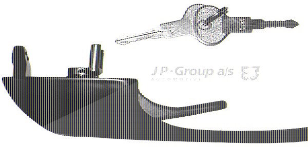 Jp Group Türgriff vorne rechts und links [Hersteller-Nr. 1187100200]