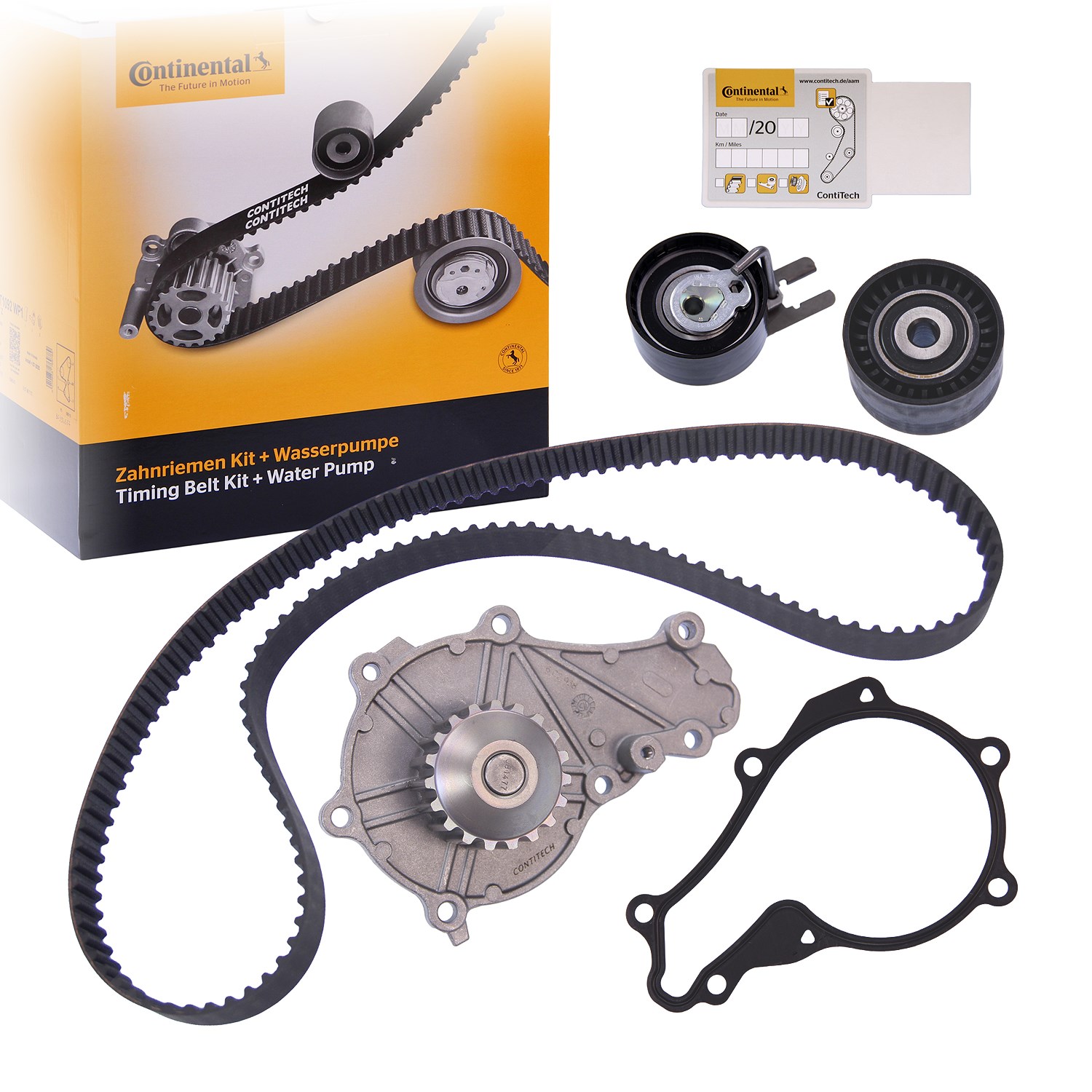 Continental Ctam Wasserpumpe + Zahnriemensatz [Hersteller-Nr. CT1092WP1] für Mini, Mazda, Suzuki, Peugeot, Ford, Fiat, Citroën, Volvo