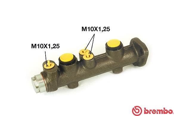 Brembo Hauptbremszylinder [Hersteller-Nr. M23060] für Seat, Zastava, Yugo, Fiat