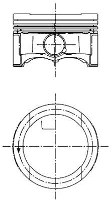 Kolbenschmidt Kolben [Hersteller-Nr. 99792620] für VW, Seat, Skoda, Audi