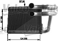 Valeo Wärmetauscher, Innenraumheizung [Hersteller-Nr. 812434] für Kia, Hyundai