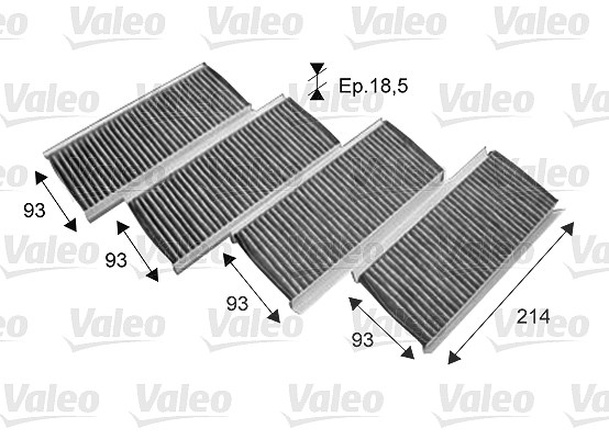 Valeo Filter, Innenraumluft [Hersteller-Nr. 715712] für BMW