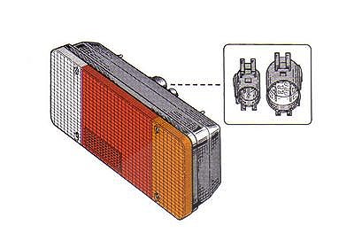 Van Wezel Heckleuchte [Hersteller-Nr. 1650926] für Peugeot, Citroën, Fiat