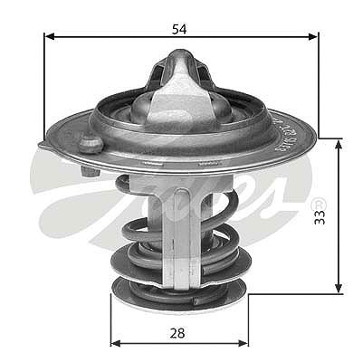 Gates Thermostat, Kühlmittel [Hersteller-Nr. TH29888G1] für Hyundai, Kia