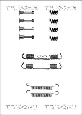 Triscan Zubehörsatz, Feststellbremsbacken [Hersteller-Nr. 8105112582] für Audi, BMW