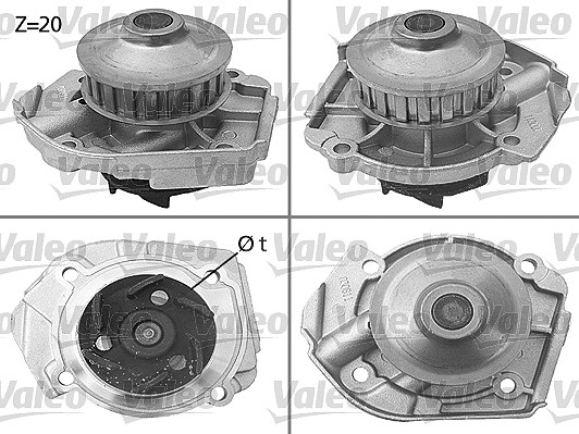 Valeo Wasserpumpe [Hersteller-Nr. 506397] für Fiat, Autobianchi, Lancia